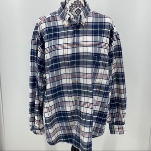 Woods and Woods Plaid Shirt SZ XL
